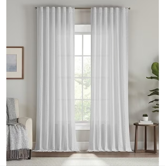 Perfect Pair Iris Sheer Drapery Panel Pair - Picture 5 of 5